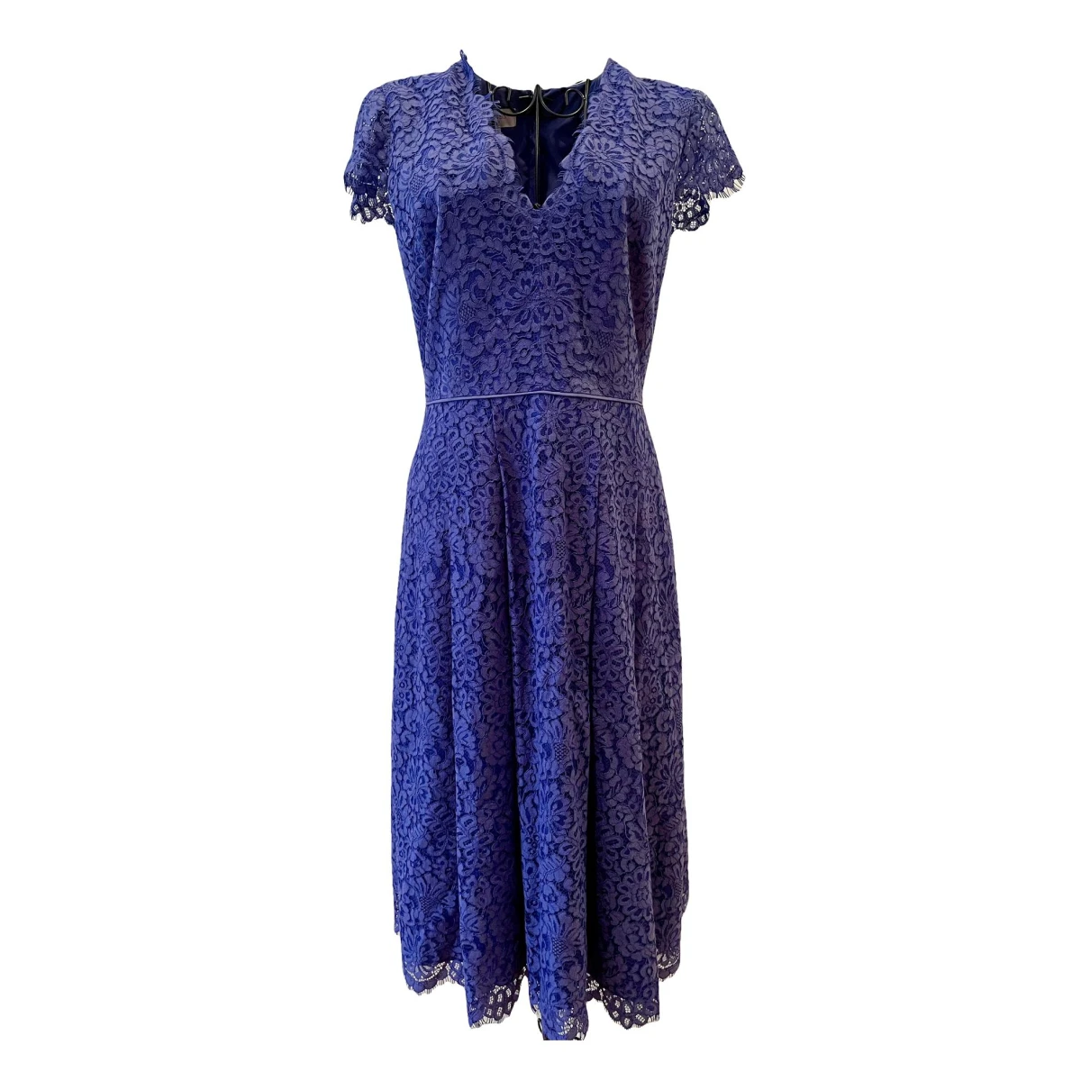 Pre-owned Hobbs Mid-length Dress In Blue