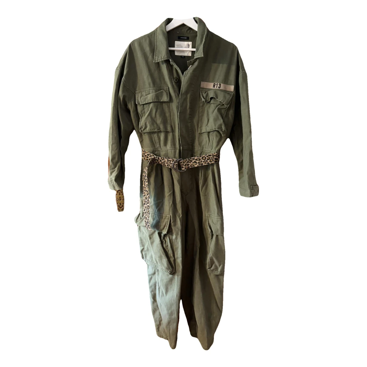 Pre-owned R13 Jumpsuit In Khaki