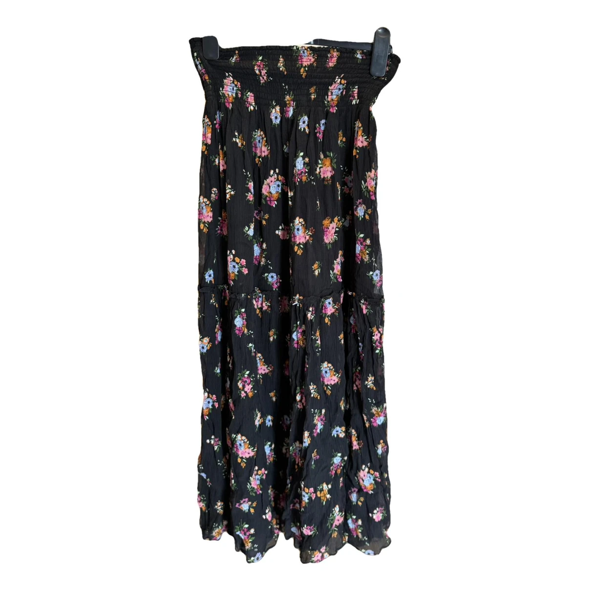 Pre-owned I Blues Silk Mid-length Dress In Black