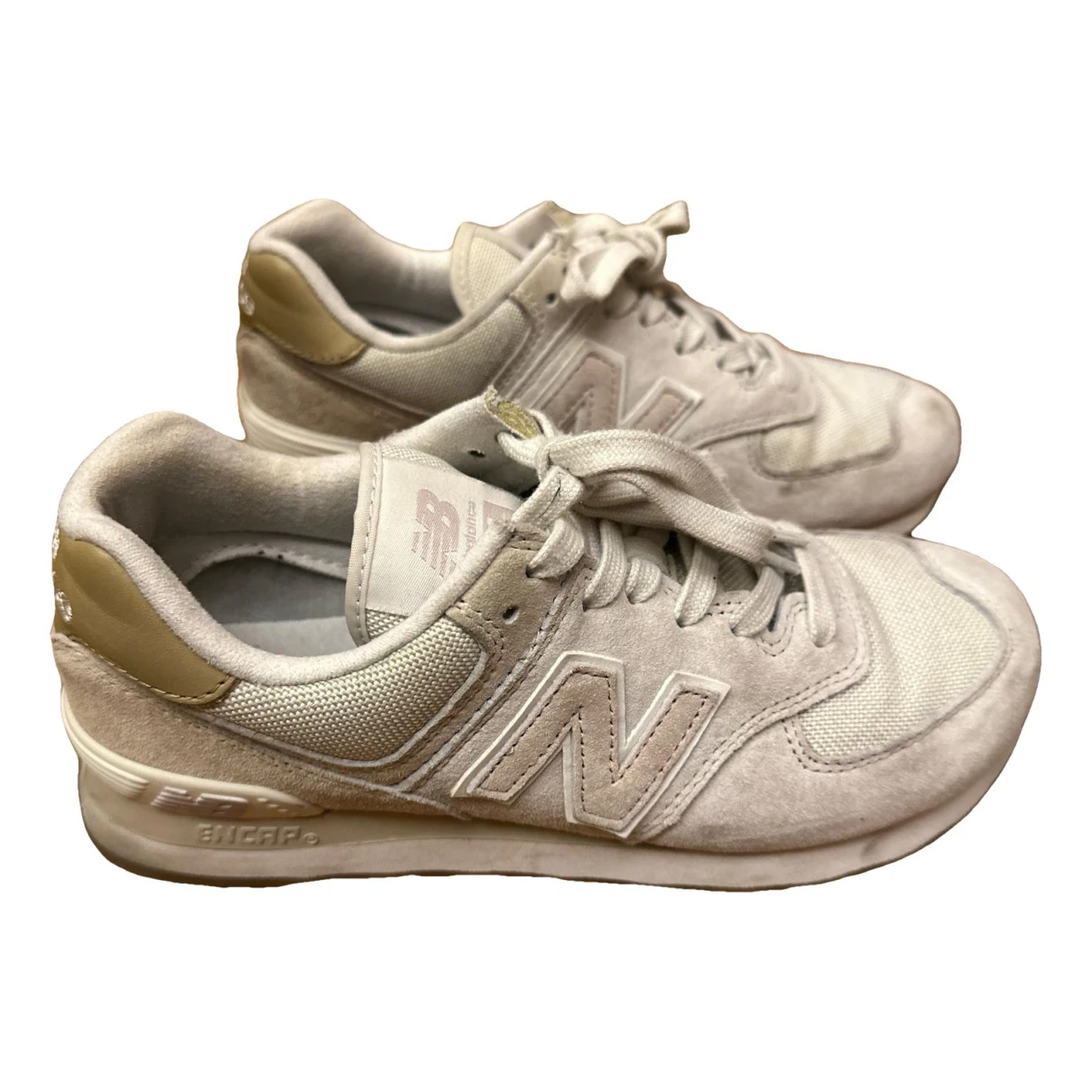 Pre-owned New Balance 574 Trainers In Grey