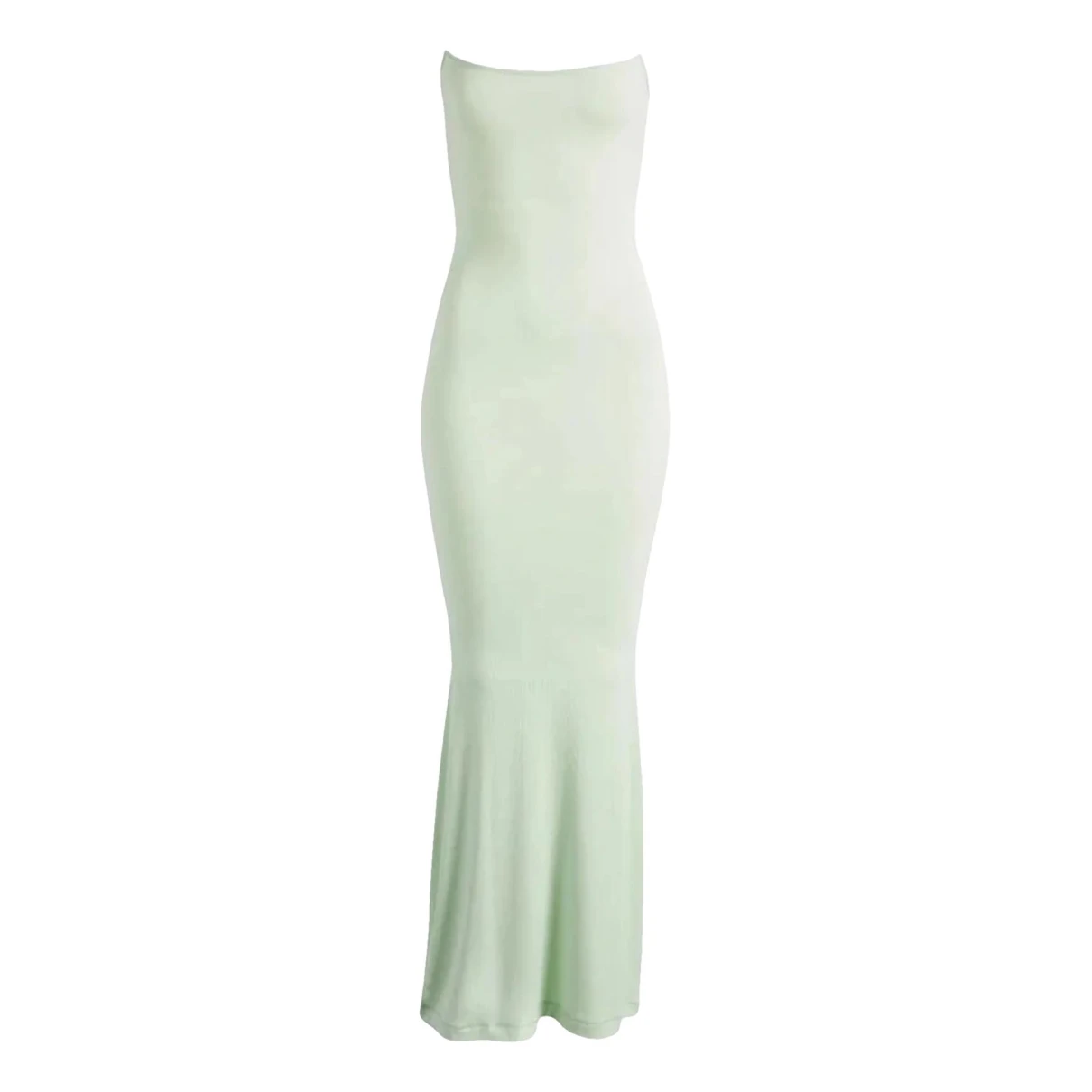 Pre-owned Skims Maxi Dress In Green