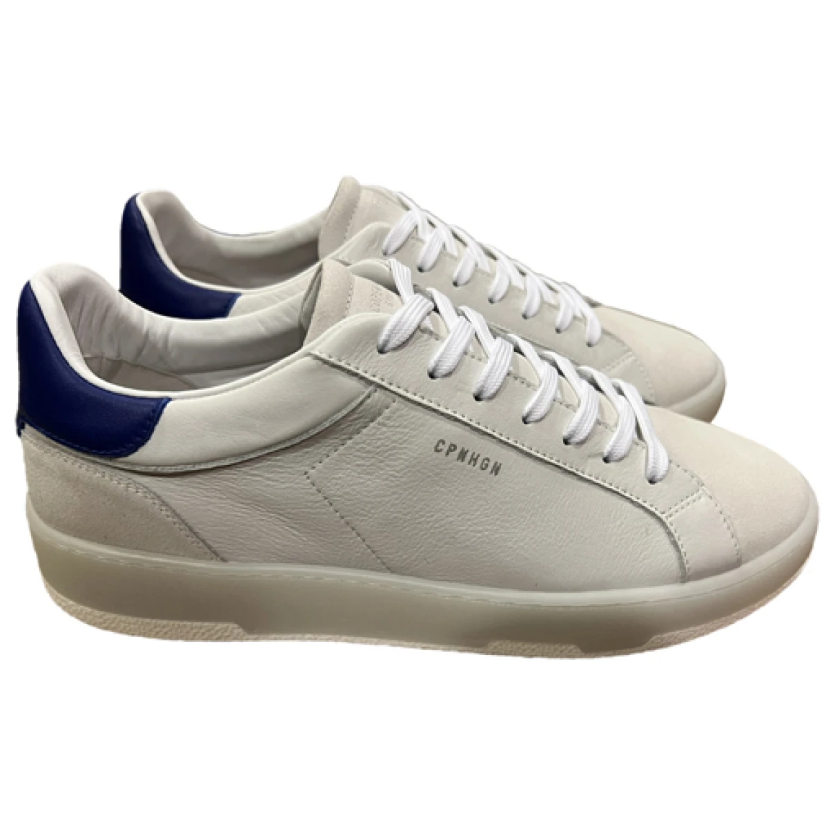 Pre-owned Copenhagen Studios Leather Trainers In White