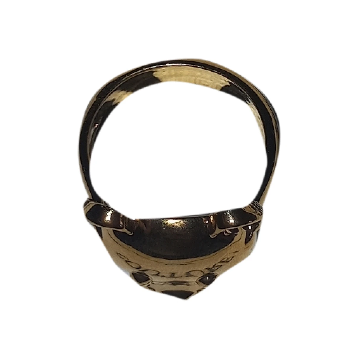 Pre-owned Moschino Ring In Gold