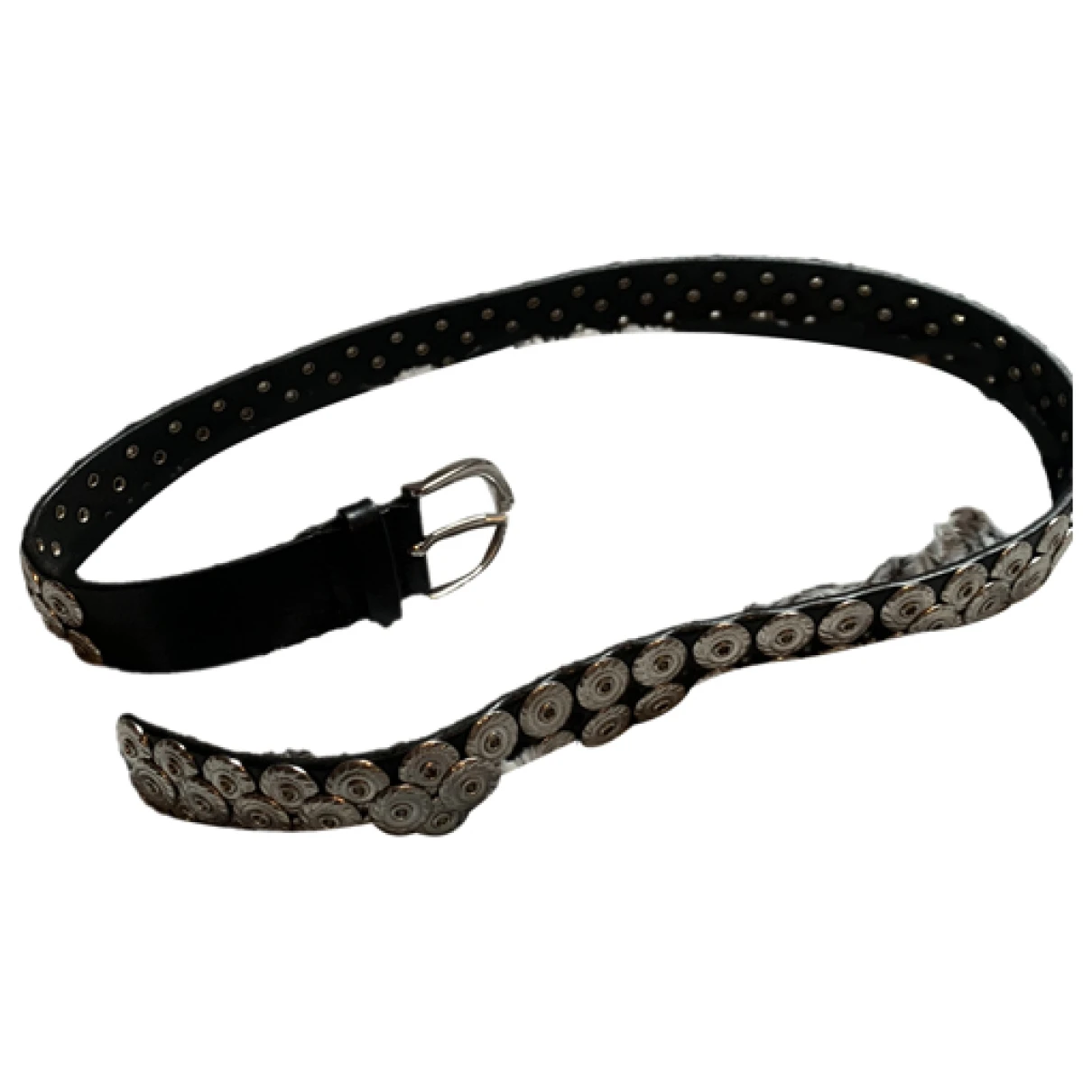 Pre-owned Iro Leather Belt In Black