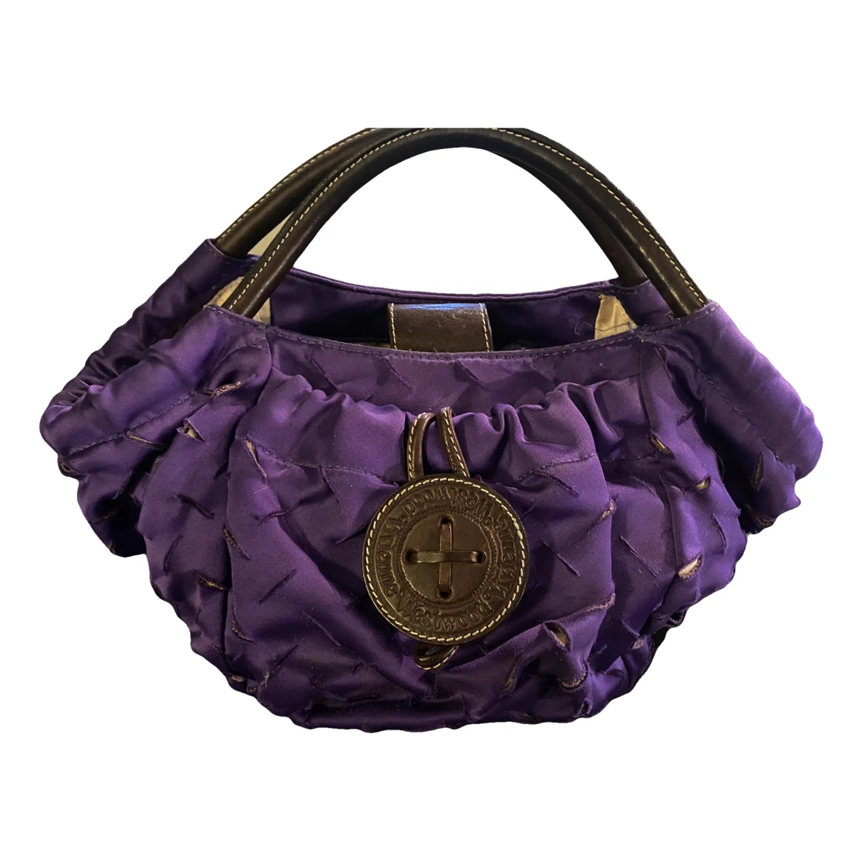 Pre-owned Vivienne Westwood Silk Handbag In Purple