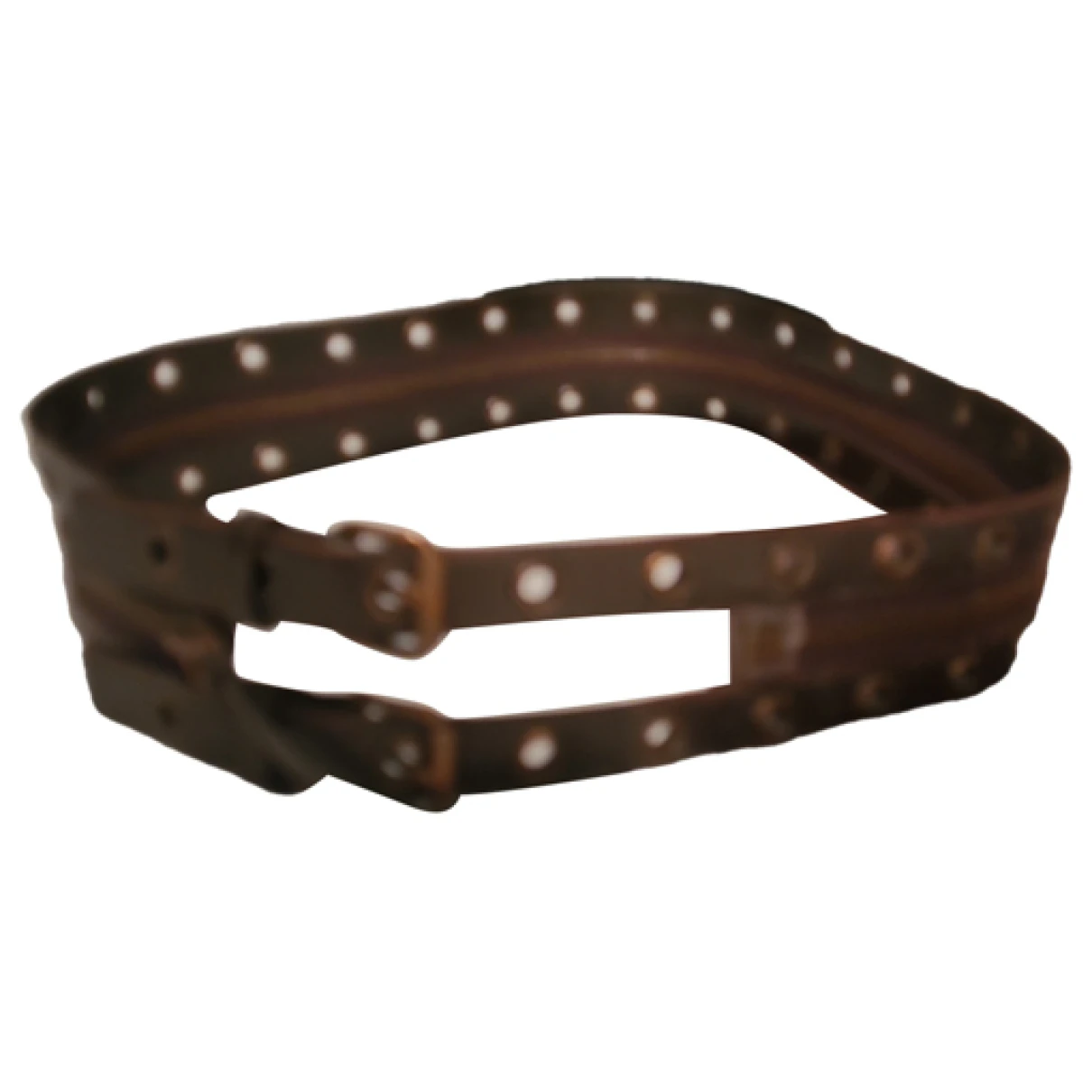 Pre-owned Celine Leather Belt In Brown