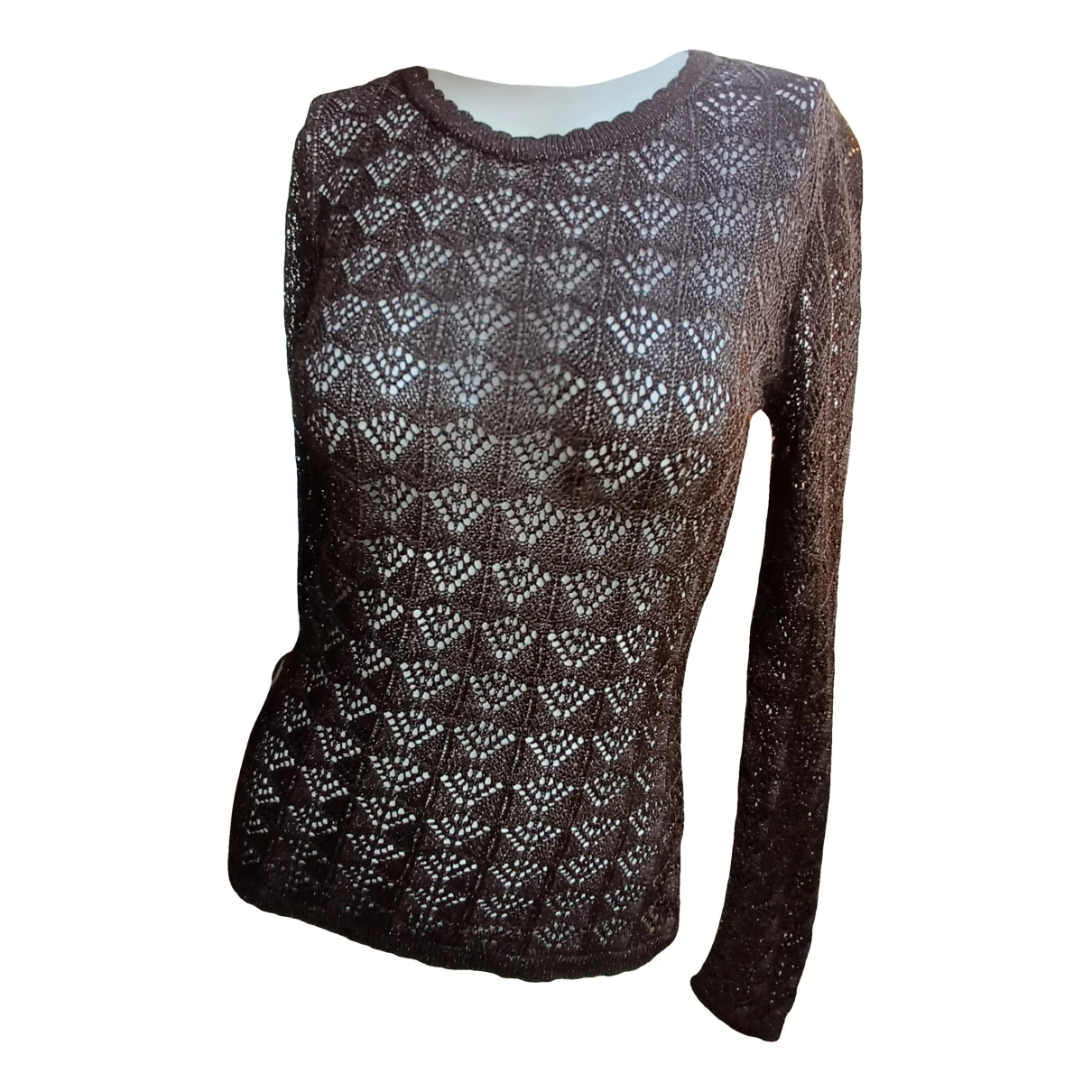 Pre-owned Moschino Cheap And Chic Knitwear In Brown
