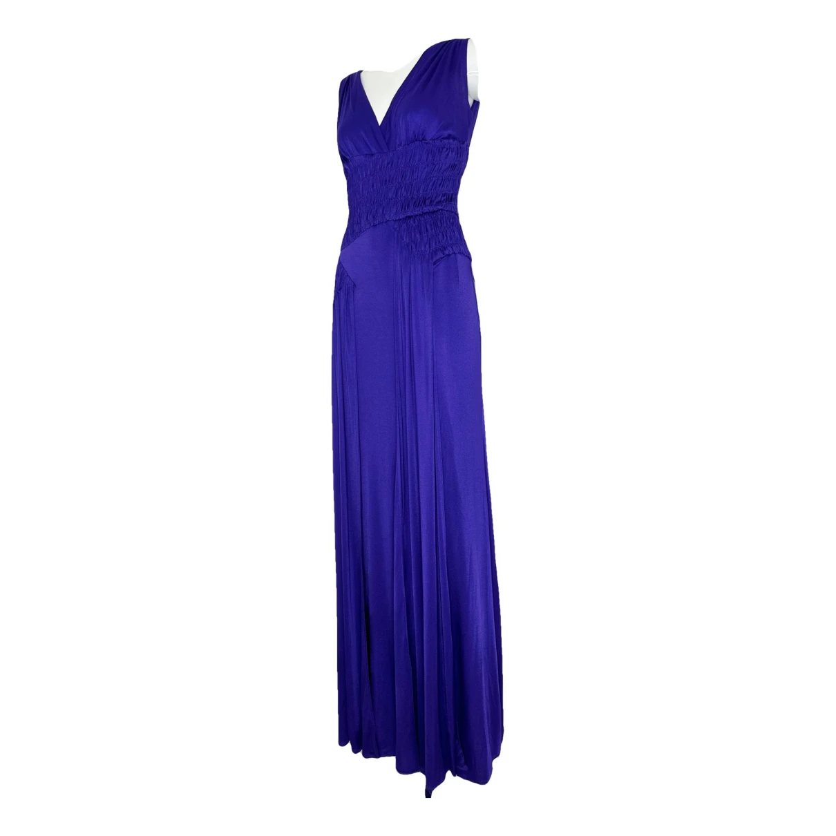 Pre-owned Dior Maxi Dress In Purple