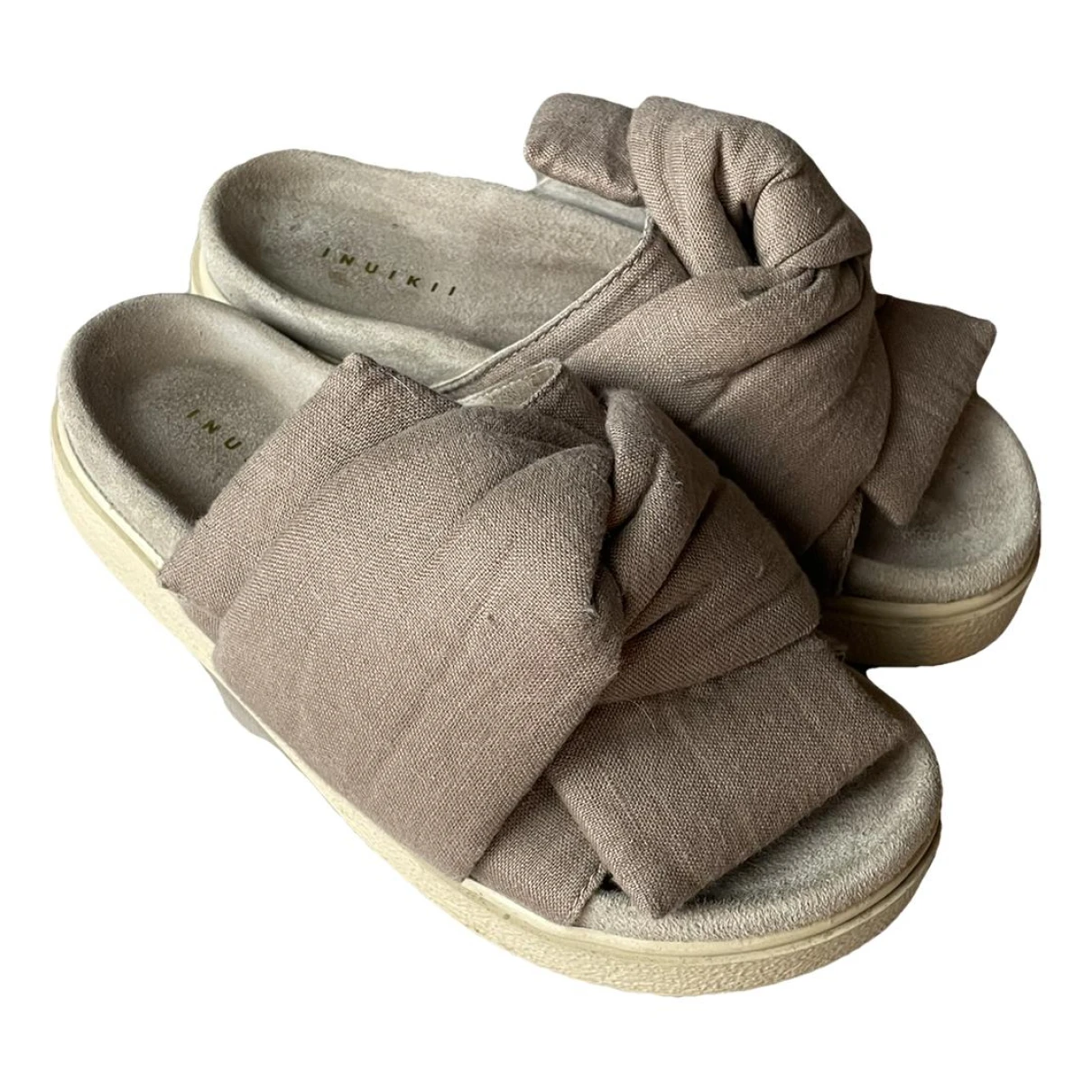 Pre-owned Inuikii Sandal In Grey