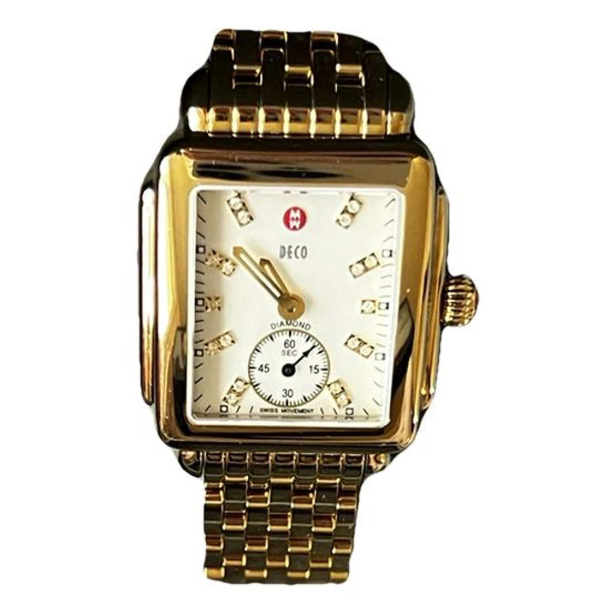 Pre-owned Michele Watch In Gold