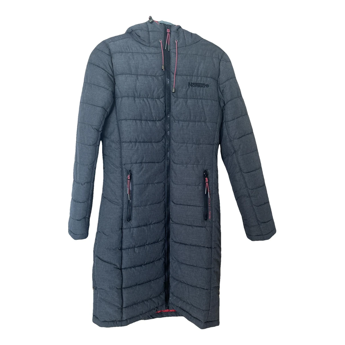 Pre-owned Geographical Norway Parka In Grey