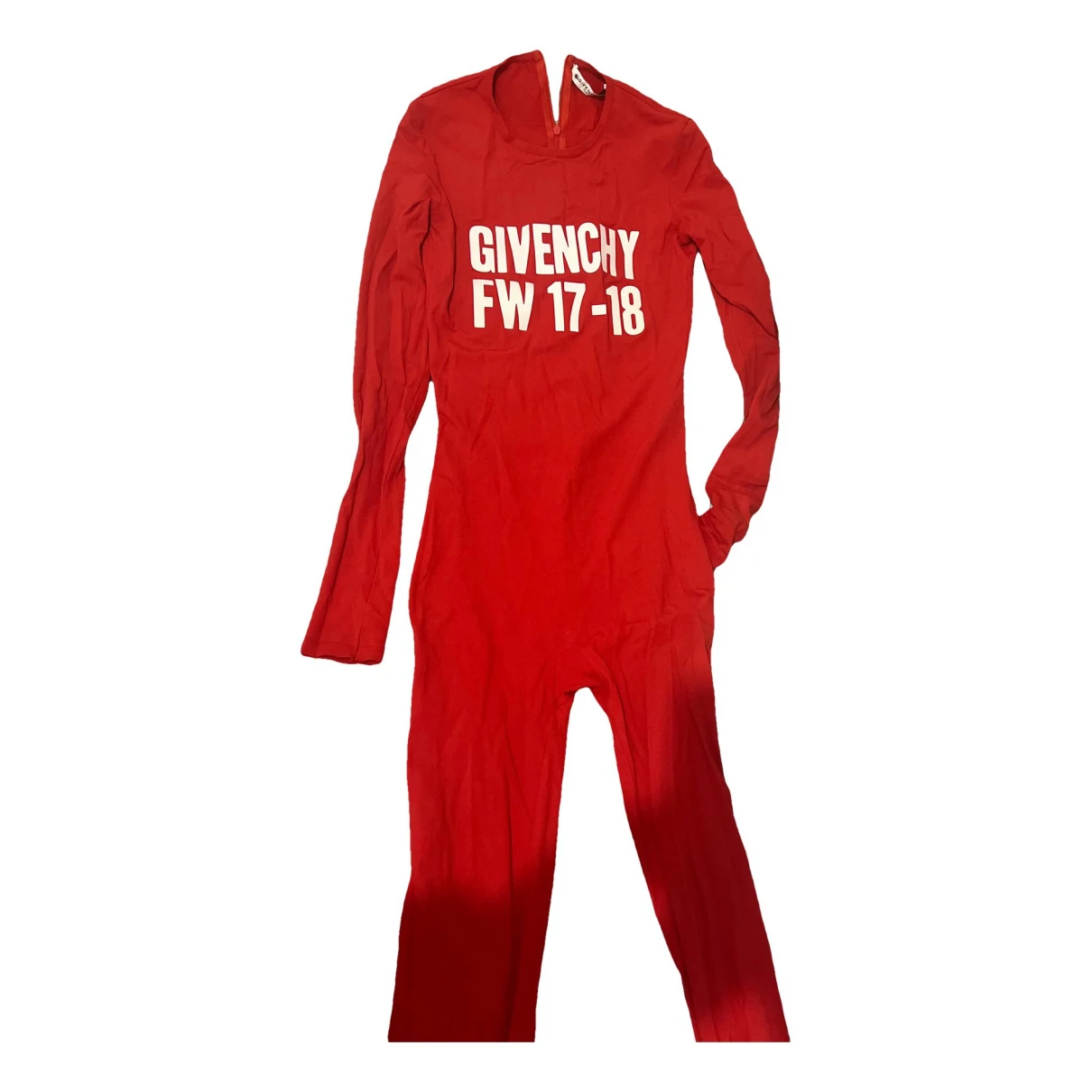 Pre-owned Givenchy Jumpsuit In Red