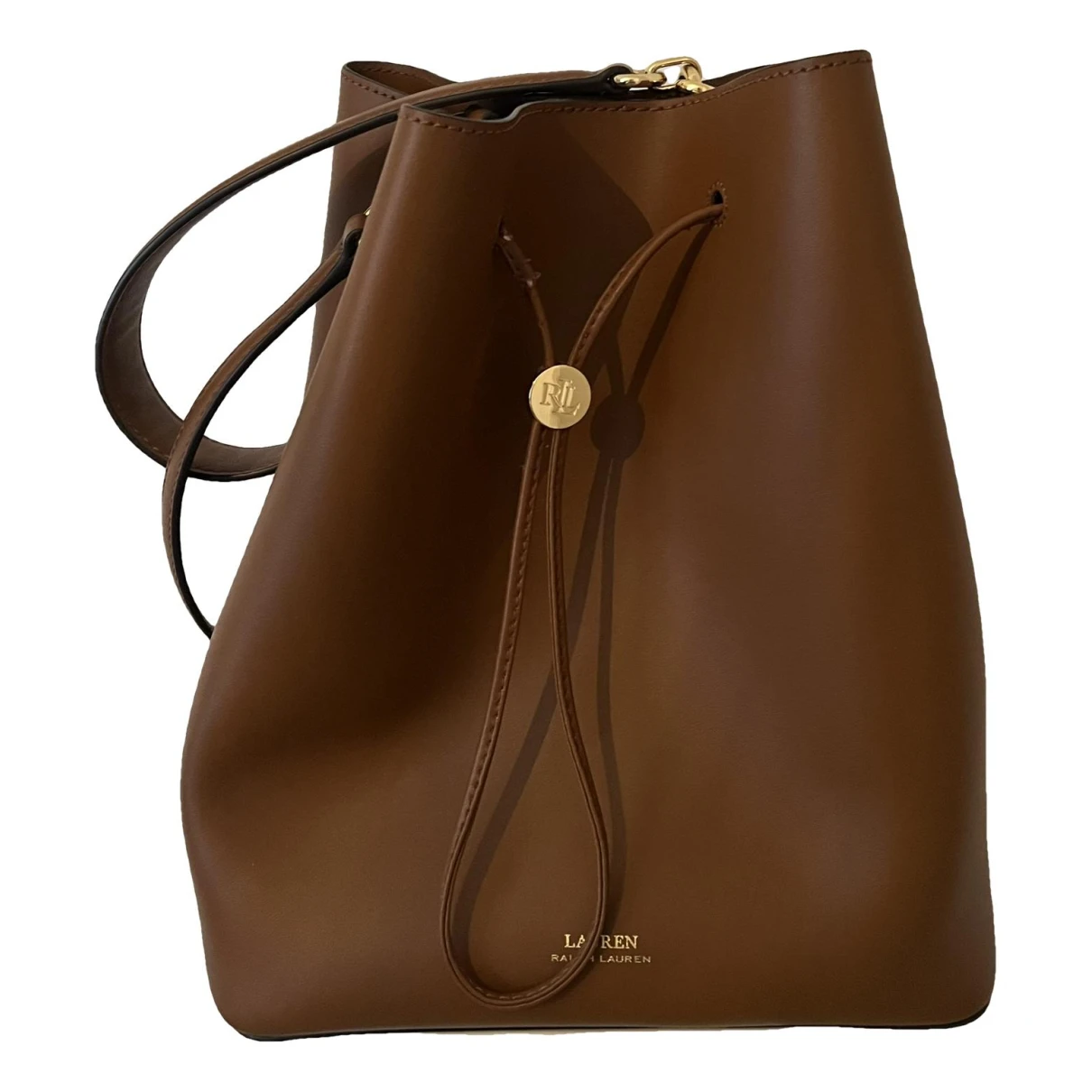 Pre-owned Lauren Ralph Lauren Handbag In Camel