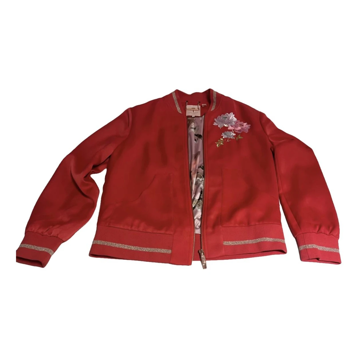 Pre-owned Ted Baker Blazer In Red