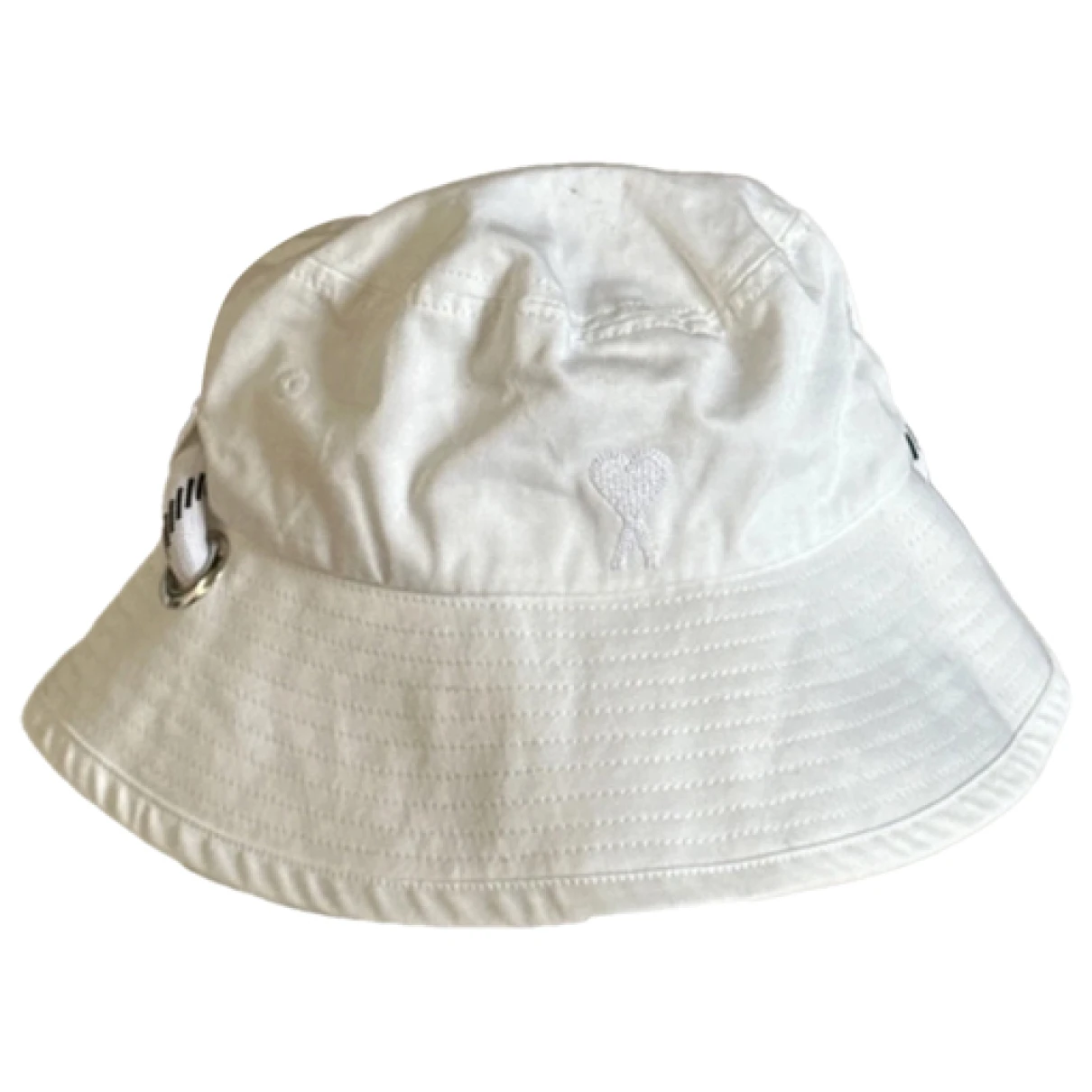 Pre-owned Ami Alexandre Mattiussi Hat In White