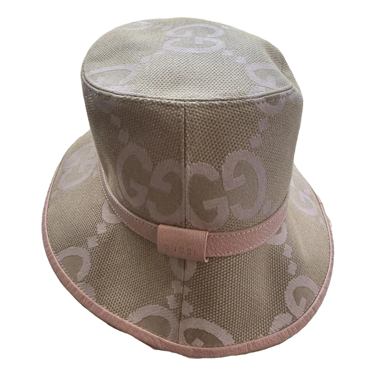 Pre-owned Gucci Cloth Hat In Pink