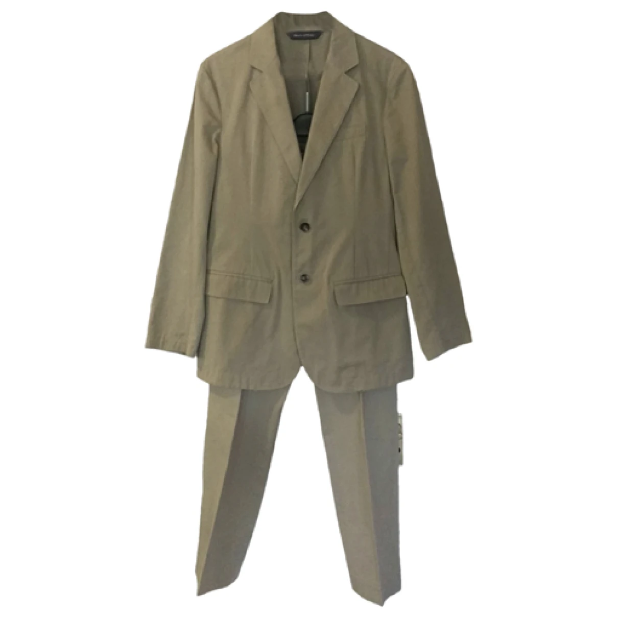 Pre-owned Marc O'polo Wool Suit In Khaki