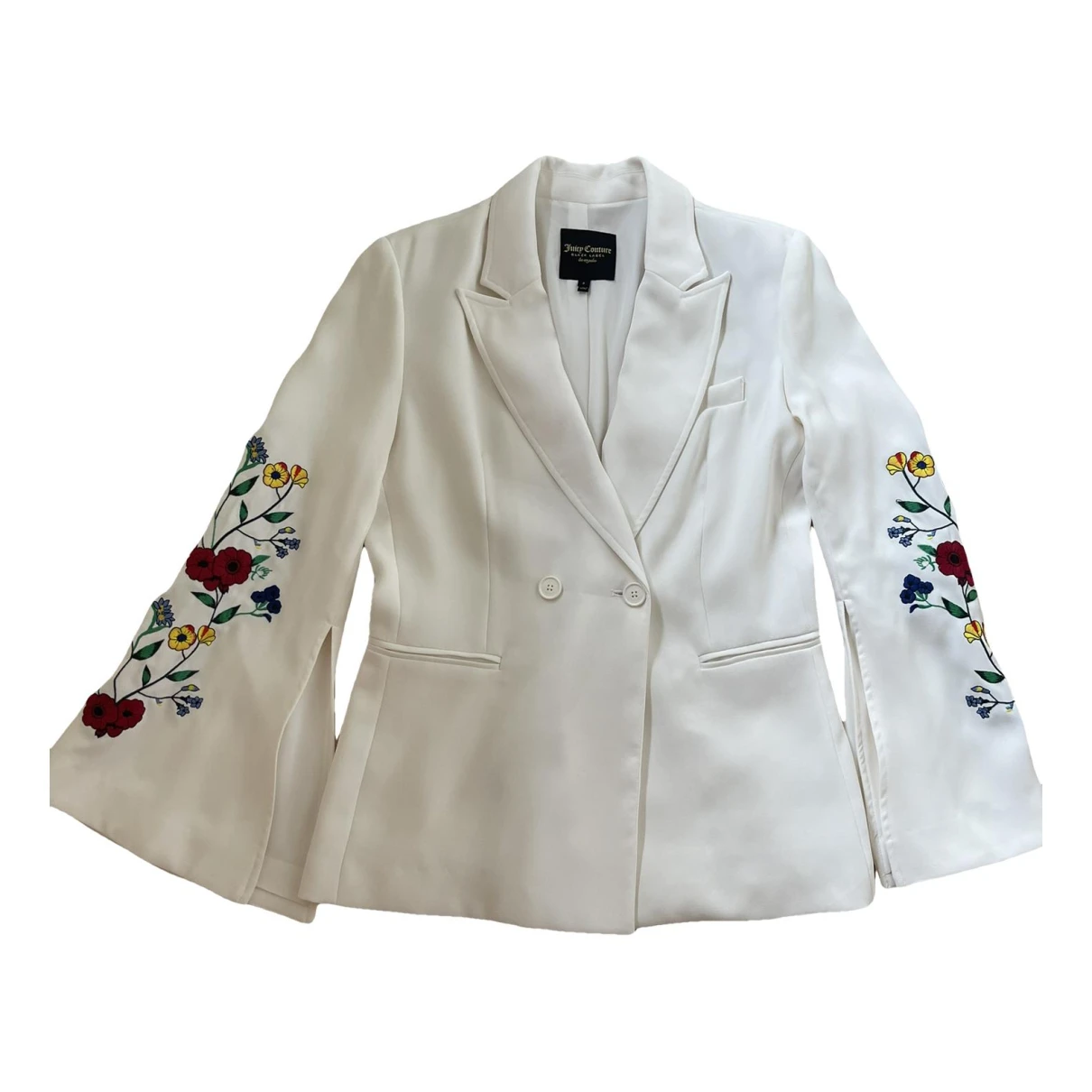 Pre-owned Juicy Couture Suit Jacket In White