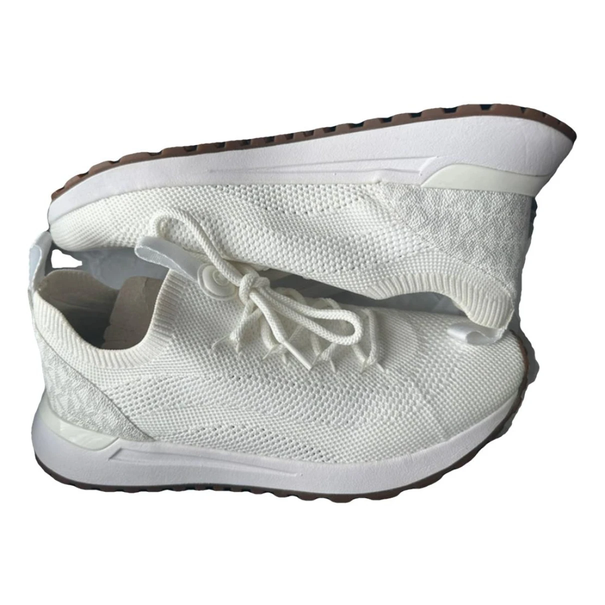 Pre-owned Michael Kors Low Trainers In White