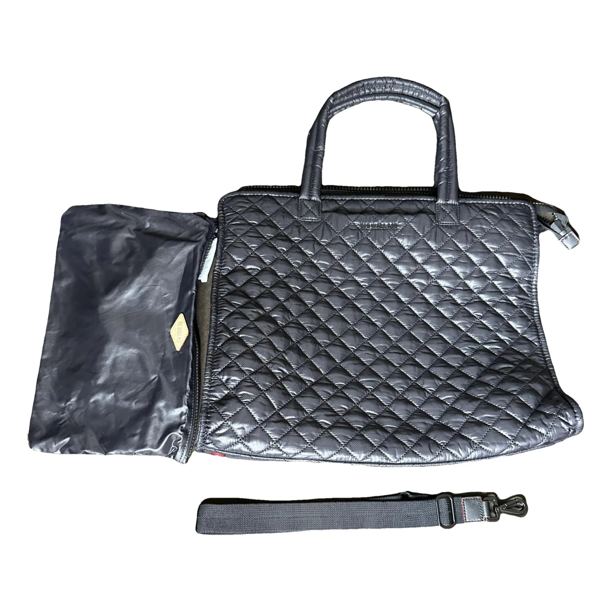 Pre-owned Mz Wallace Cloth Tote In Black