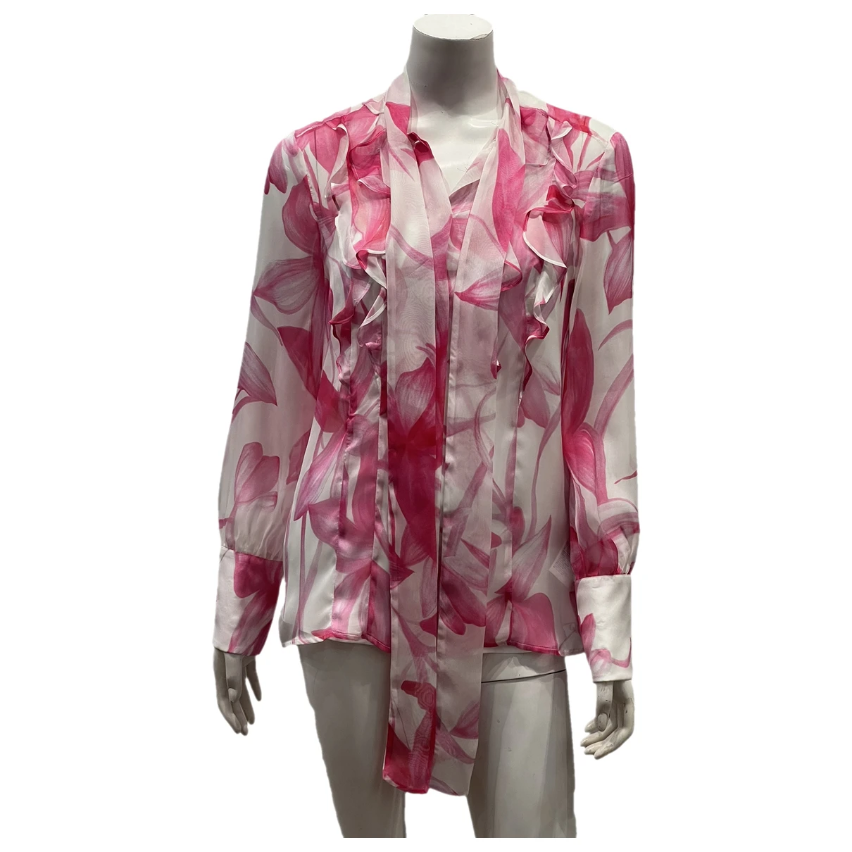 Pre-owned Marella Silk Shirt In Multicolour