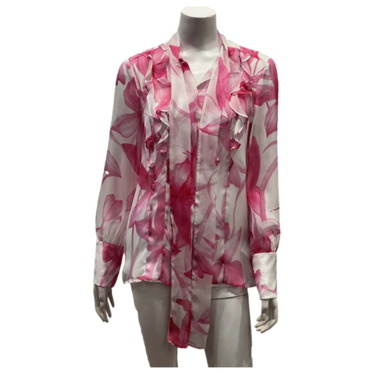 Pre-owned Marella Silk Shirt In Multicolour