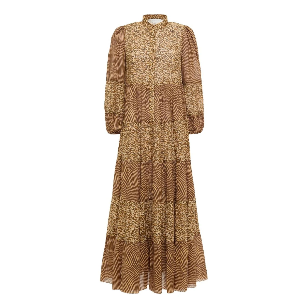 Pre-owned Zimmermann Maxi Dress In Multicolour