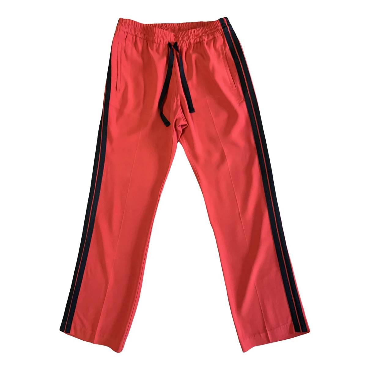 Pre-owned Zadig & Voltaire Trousers In Red