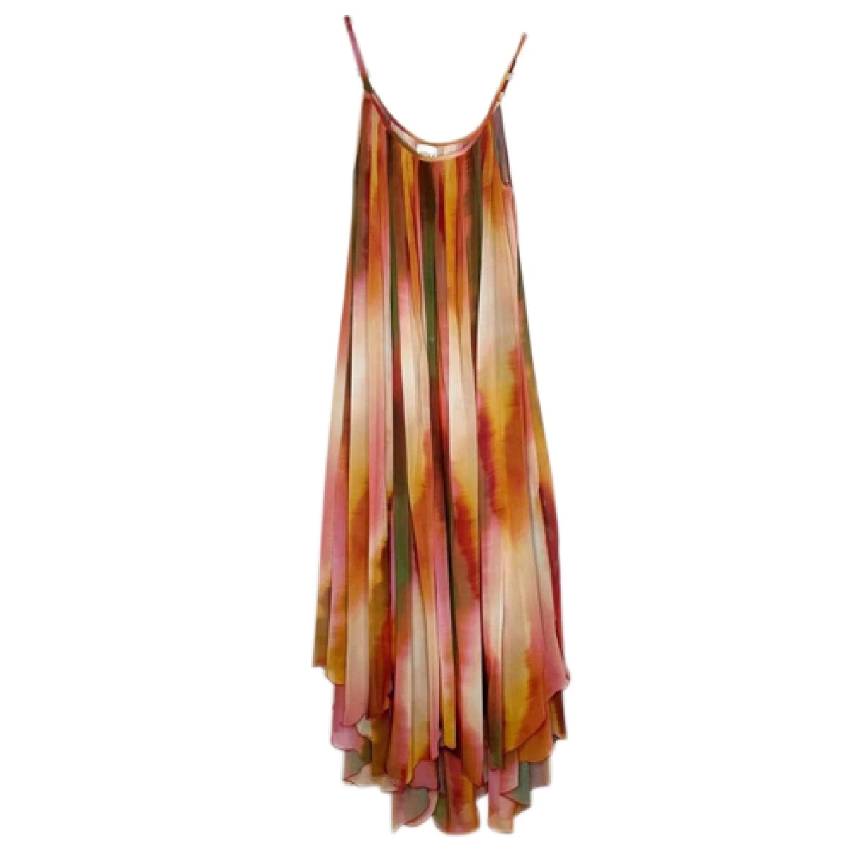 Pre-owned Misa Mid-length Dress In Multicolour