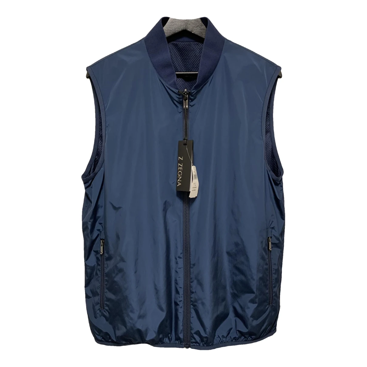 Pre-owned Z Zegna Vest In Blue