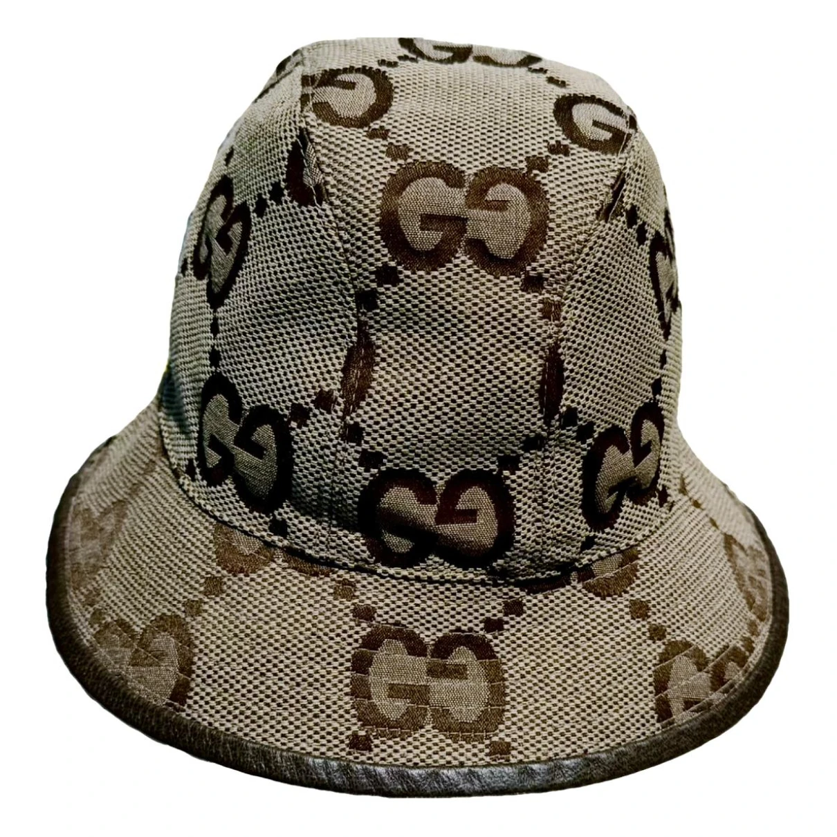 Pre-owned Gucci Cloth Cap In Brown