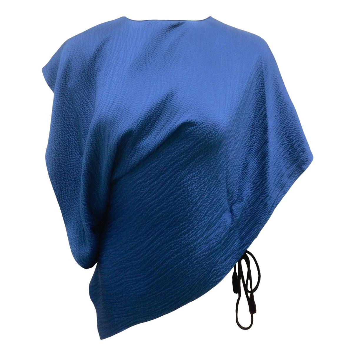 Pre-owned Roland Mouret Silk Top In Blue