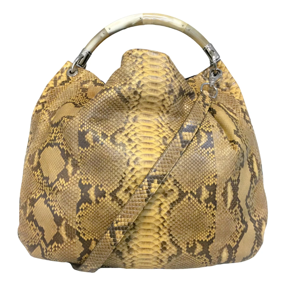 Pre-owned Ralph Lauren Exotic Leathers Handbag In Camel