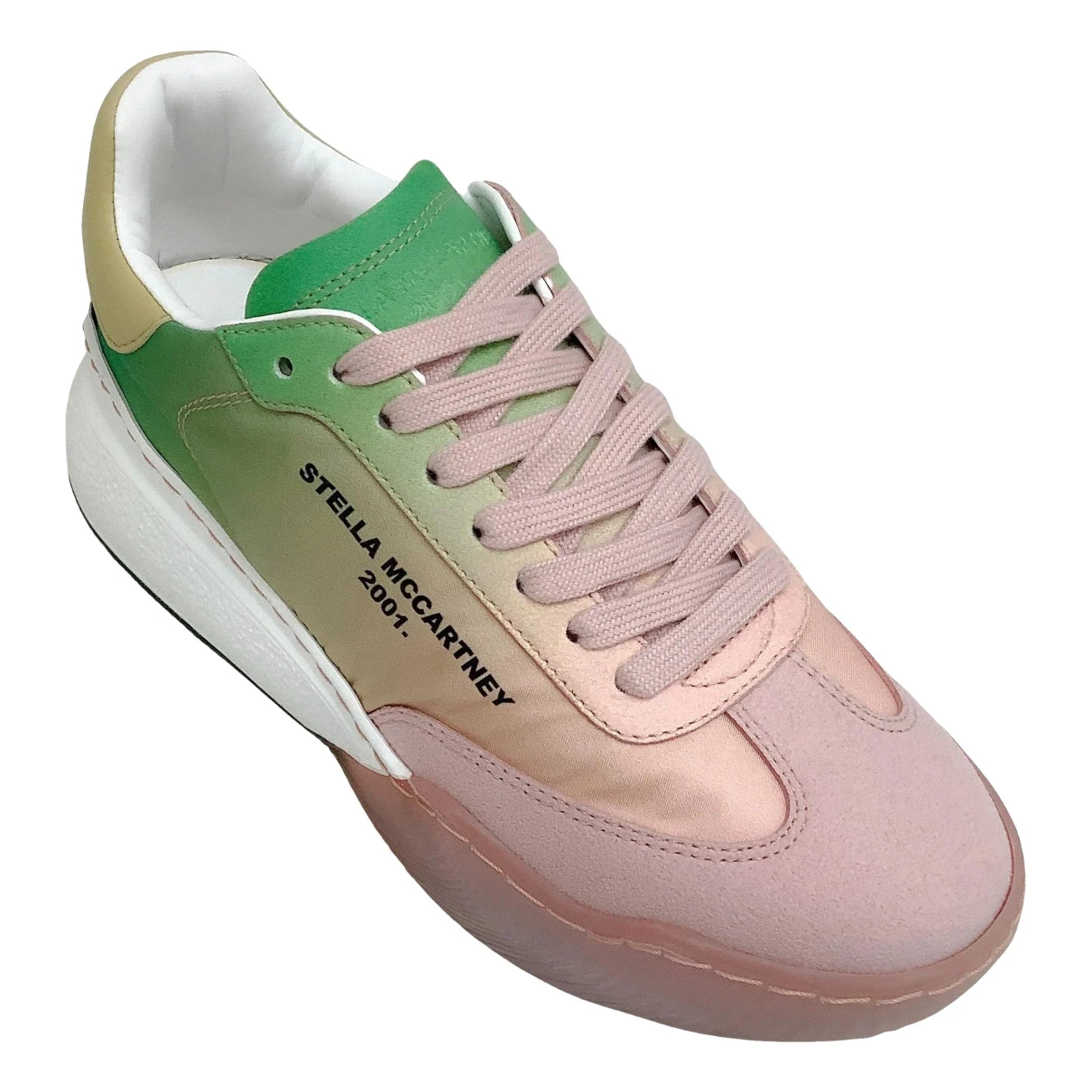 Pre-owned Stella Mccartney Cloth Trainers In Pink