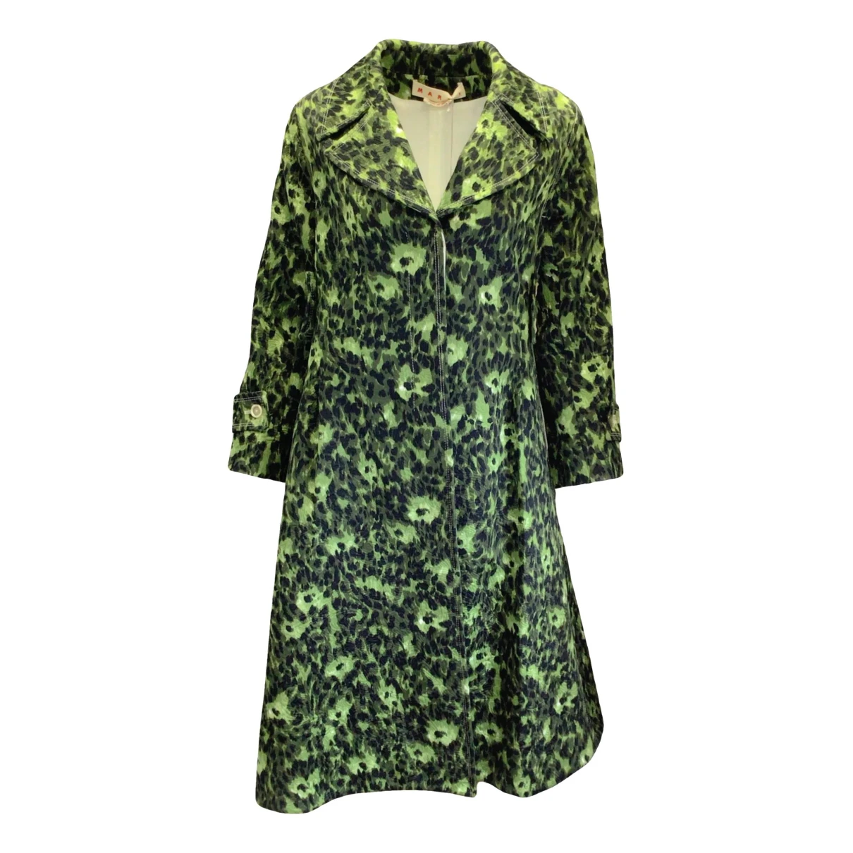 Pre-owned Marni Coat In Green