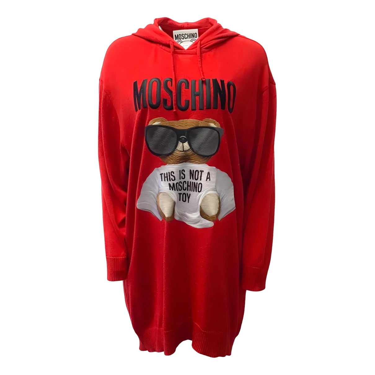 Pre-owned Moschino Wool Dress In Red