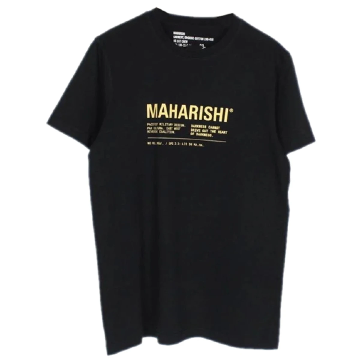 Pre-owned Maharishi T-shirt In Black