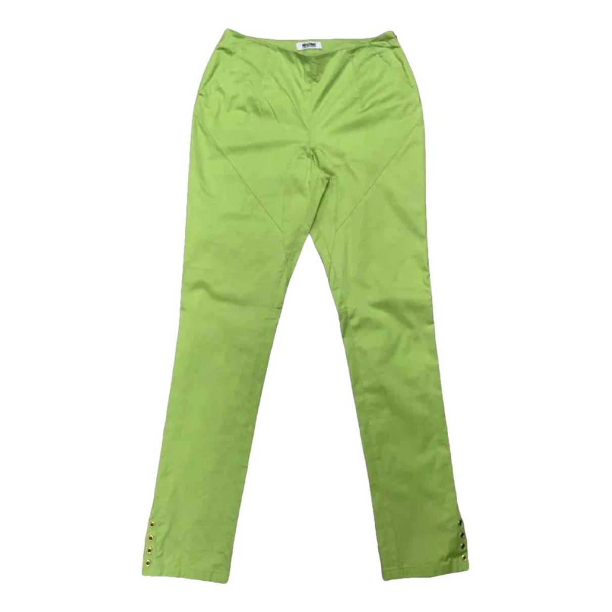 Pre-owned Moschino Cheap And Chic Trousers In Green