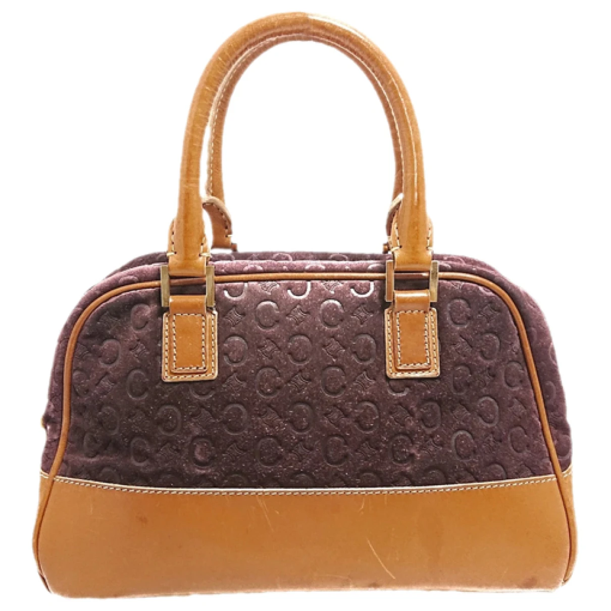 Pre-owned Celine Handbag In Burgundy