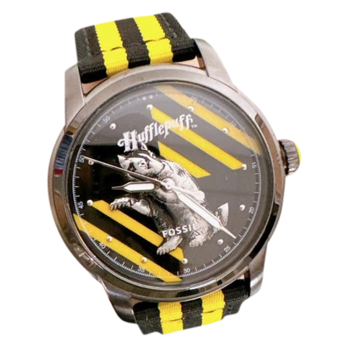 Pre-owned Fossil Watch In Yellow