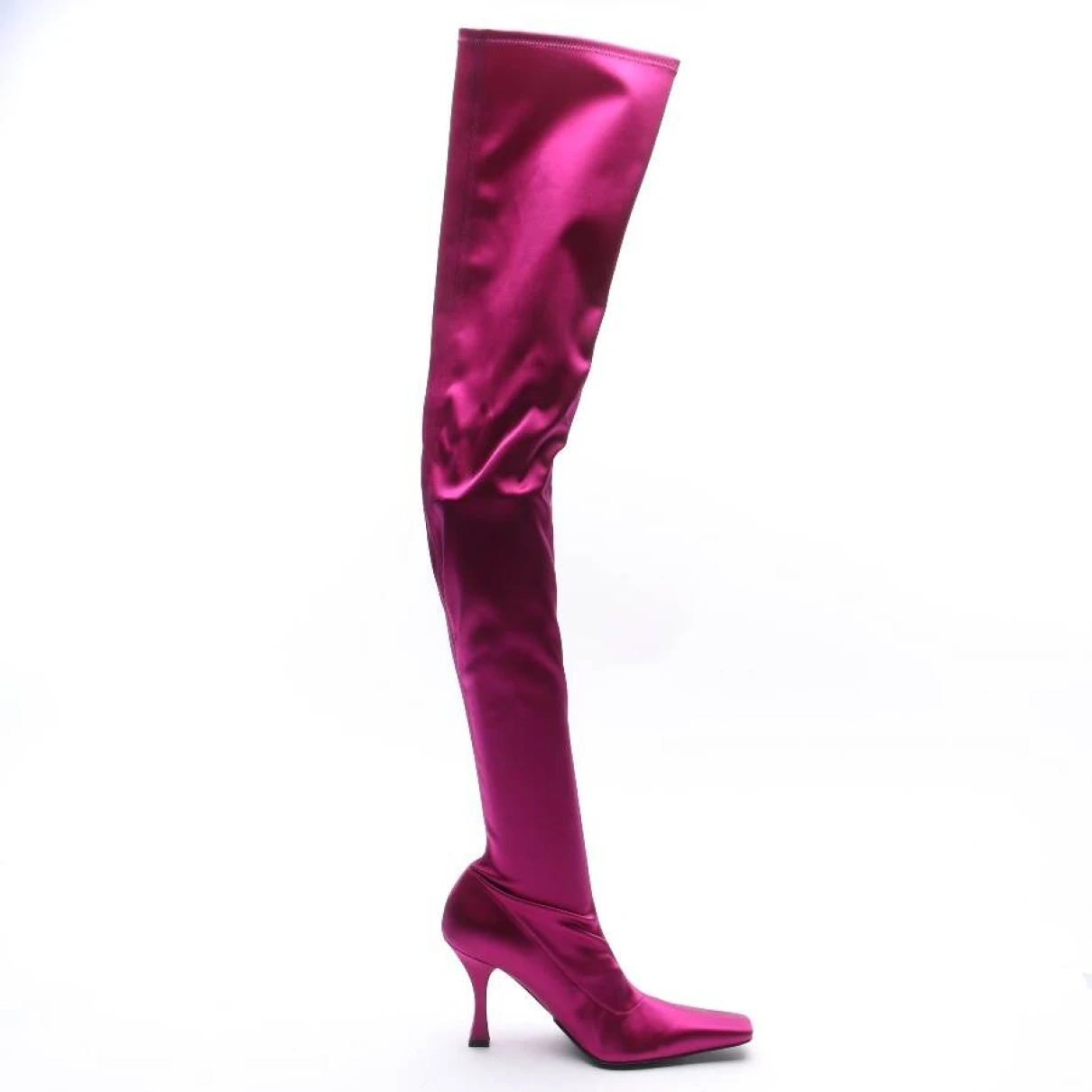 Pre-owned Proenza Schouler Cloth Boots In Purple
