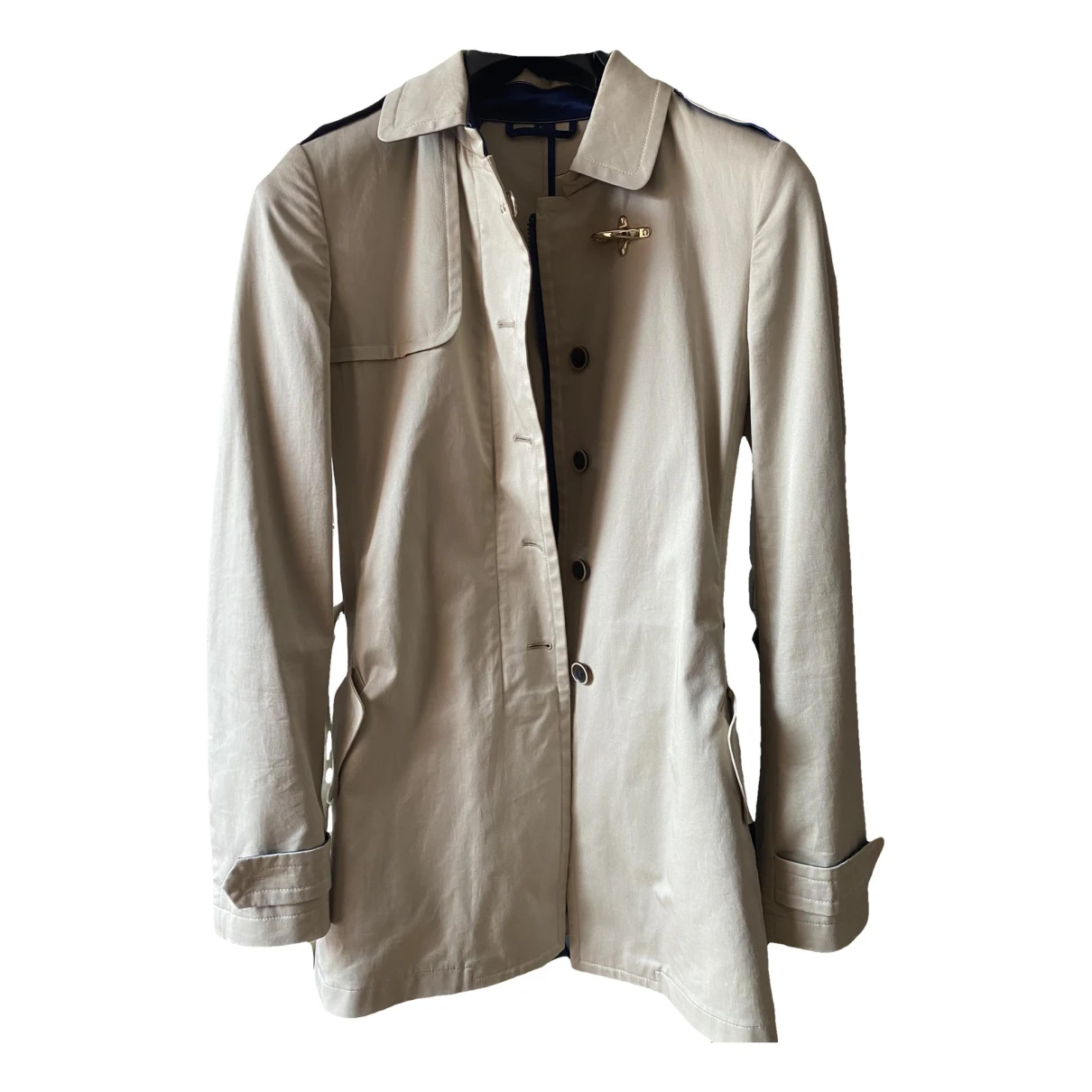 Pre-owned Fay Trench Coat In Beige
