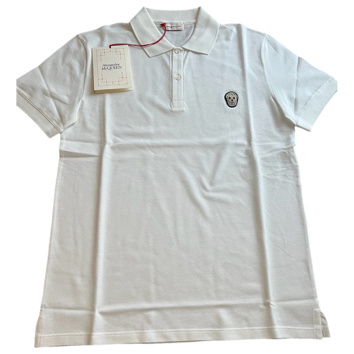 Pre-owned Alexander Mcqueen Polo Shirt In White