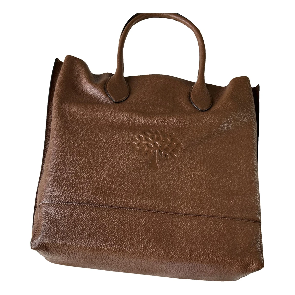 Pre-owned Mulberry Blossom Tote Leather Tote In Brown