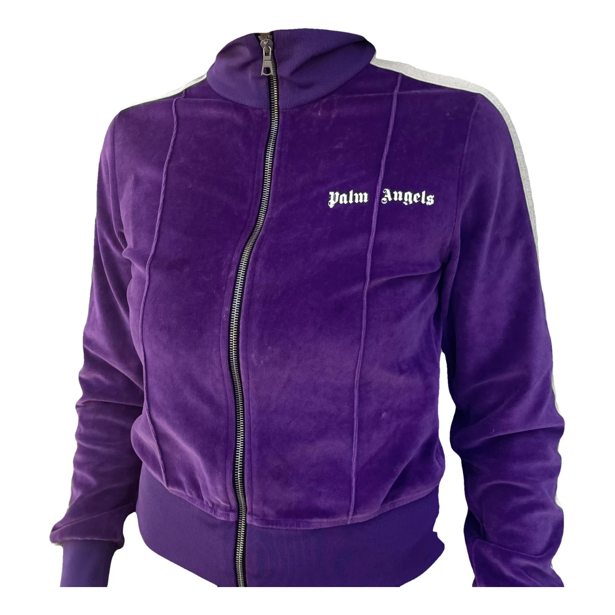 Pre-owned Palm Angels Sweatshirt In Purple