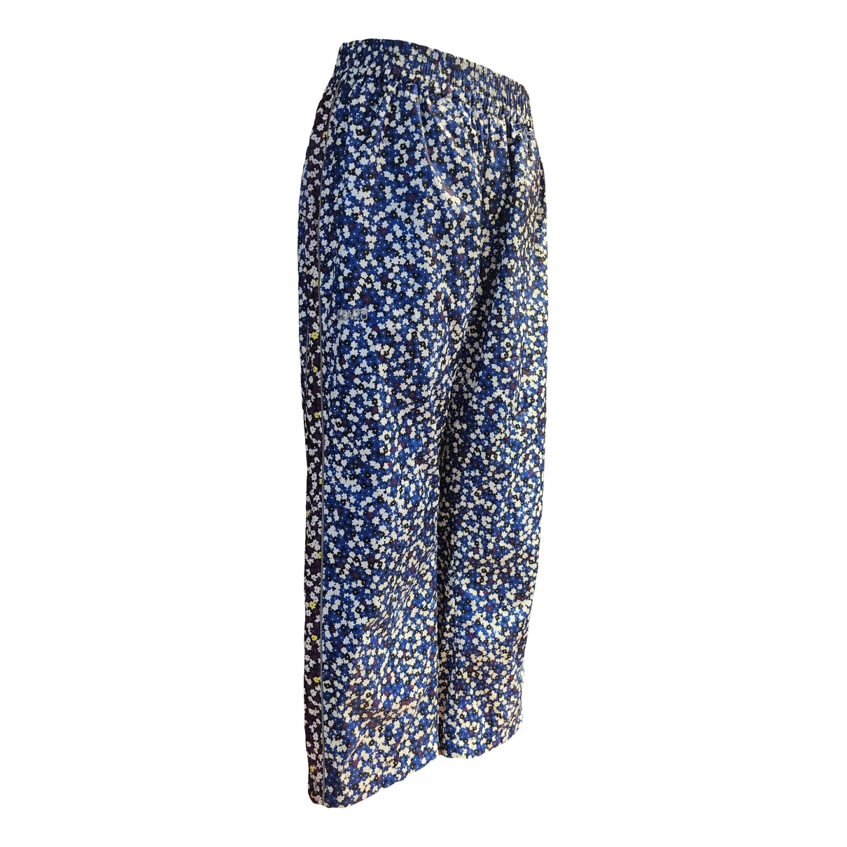 Pre-owned Kenzo Trousers In Blue