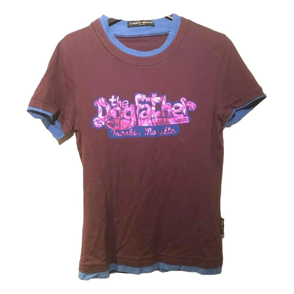 Pre-owned Frankie Morello T-shirt In Burgundy