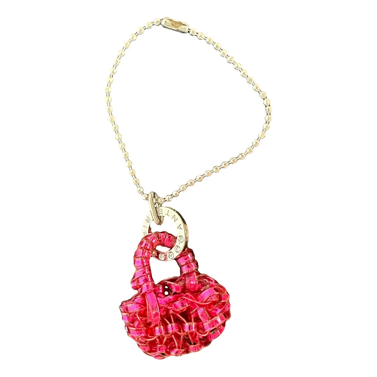 Pre-owned Anteprima Bag Charm In Pink