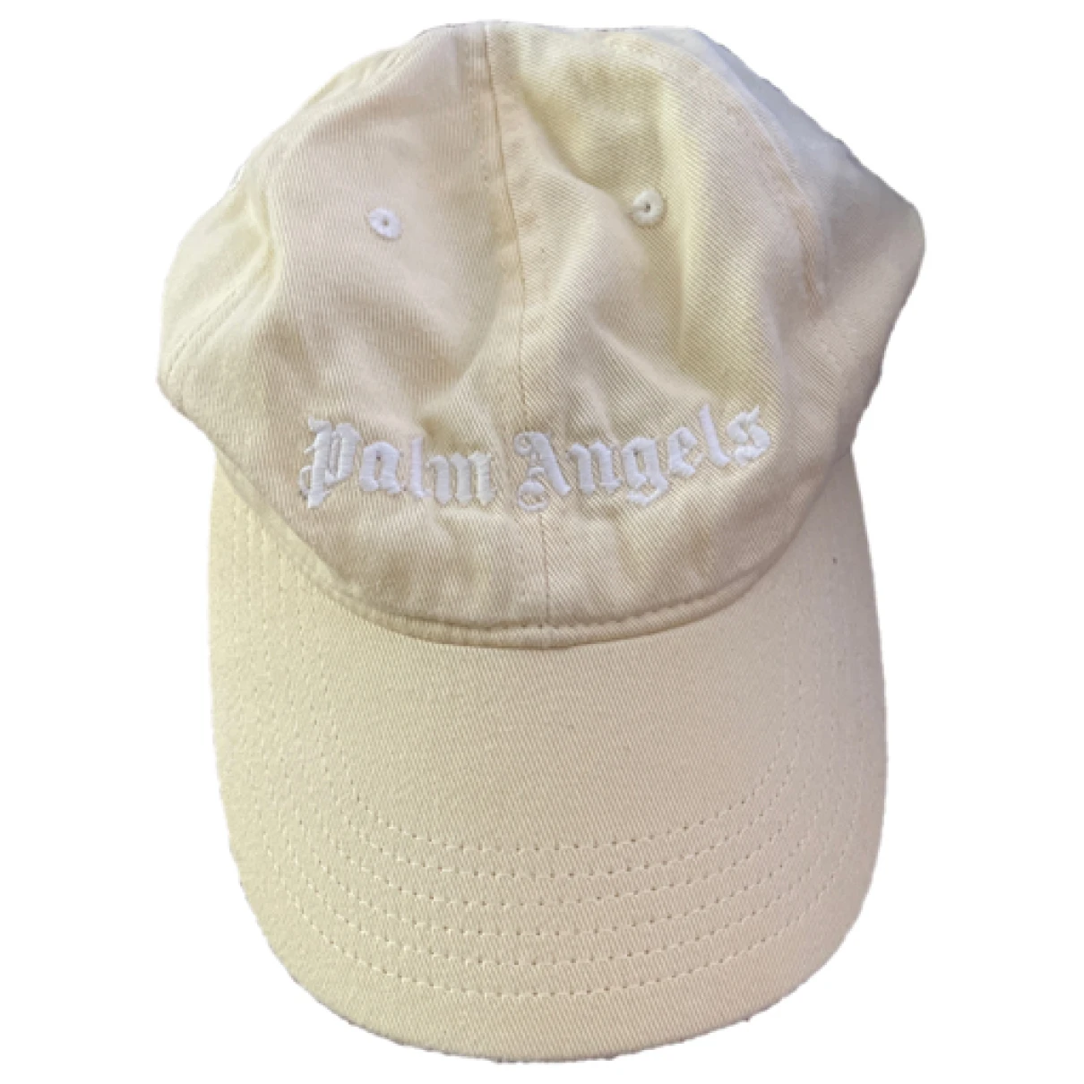 Pre-owned Palm Angels Hat In Yellow