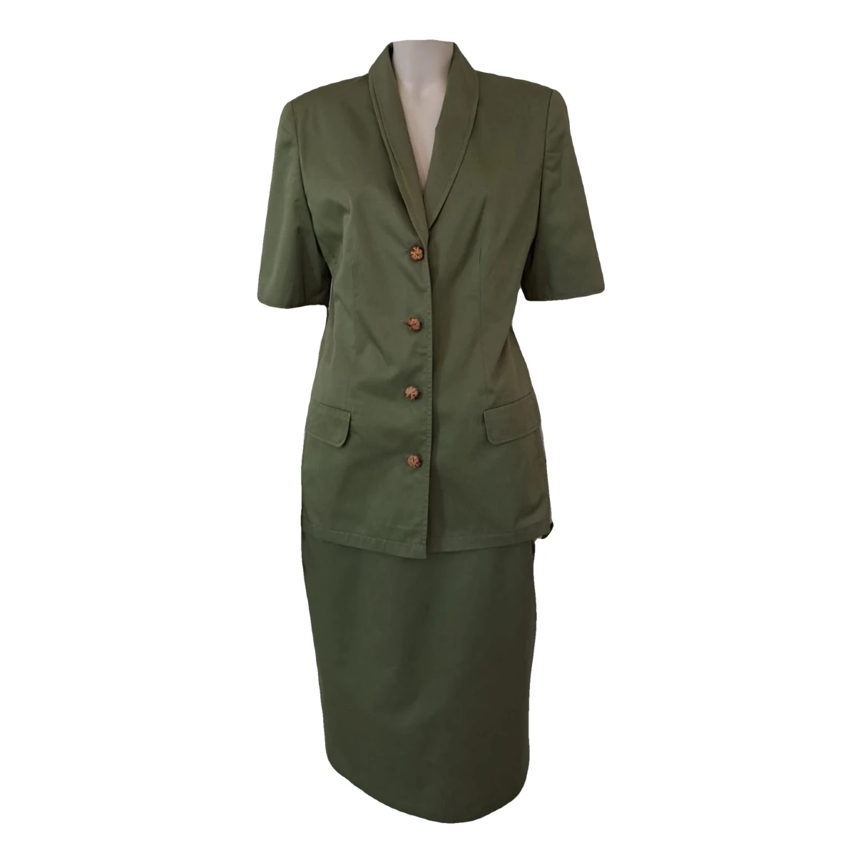 Pre-owned Valentino Mid-length Dress In Green